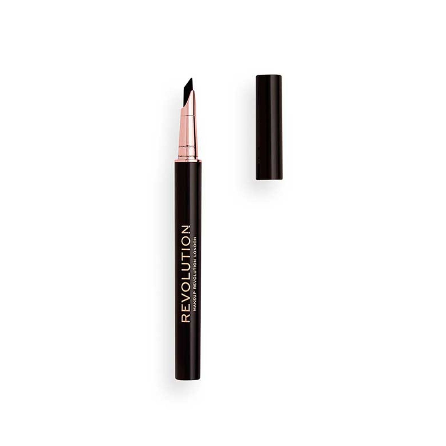 Eyeliner Flick and Go, Negru, Makeup Revolution, 1.2ml fotografia produsului