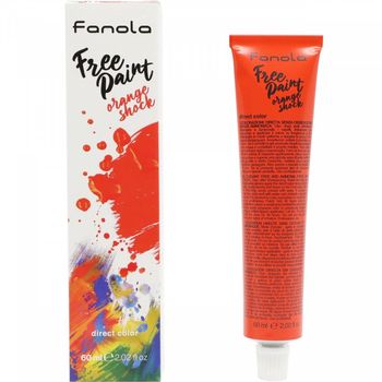 Vopsea semipermanenta Fanola Free Paint Orange Shock, 60ml