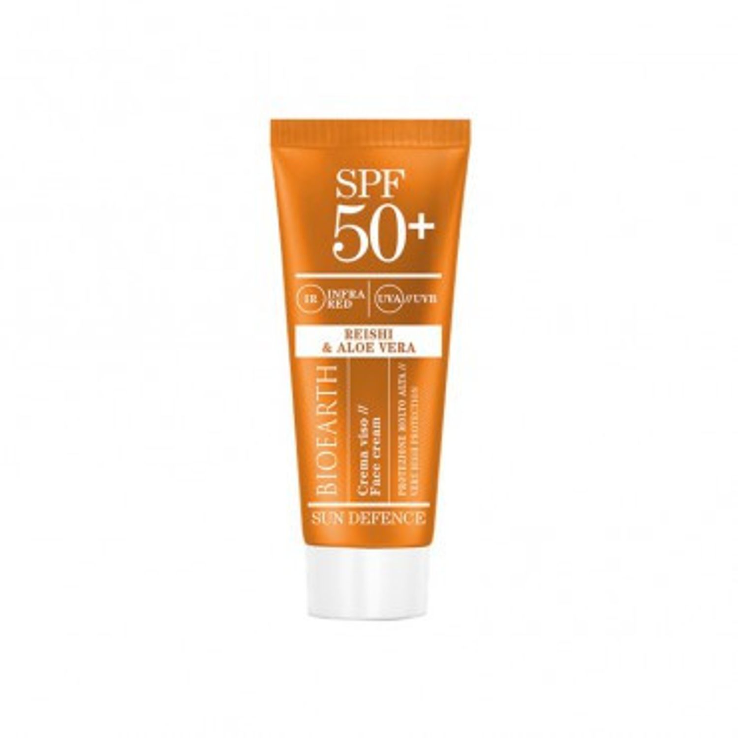 Crema solara ten SPF50 cu ganoderma si aloe - Sun Defence Bioearth fotografia produsului