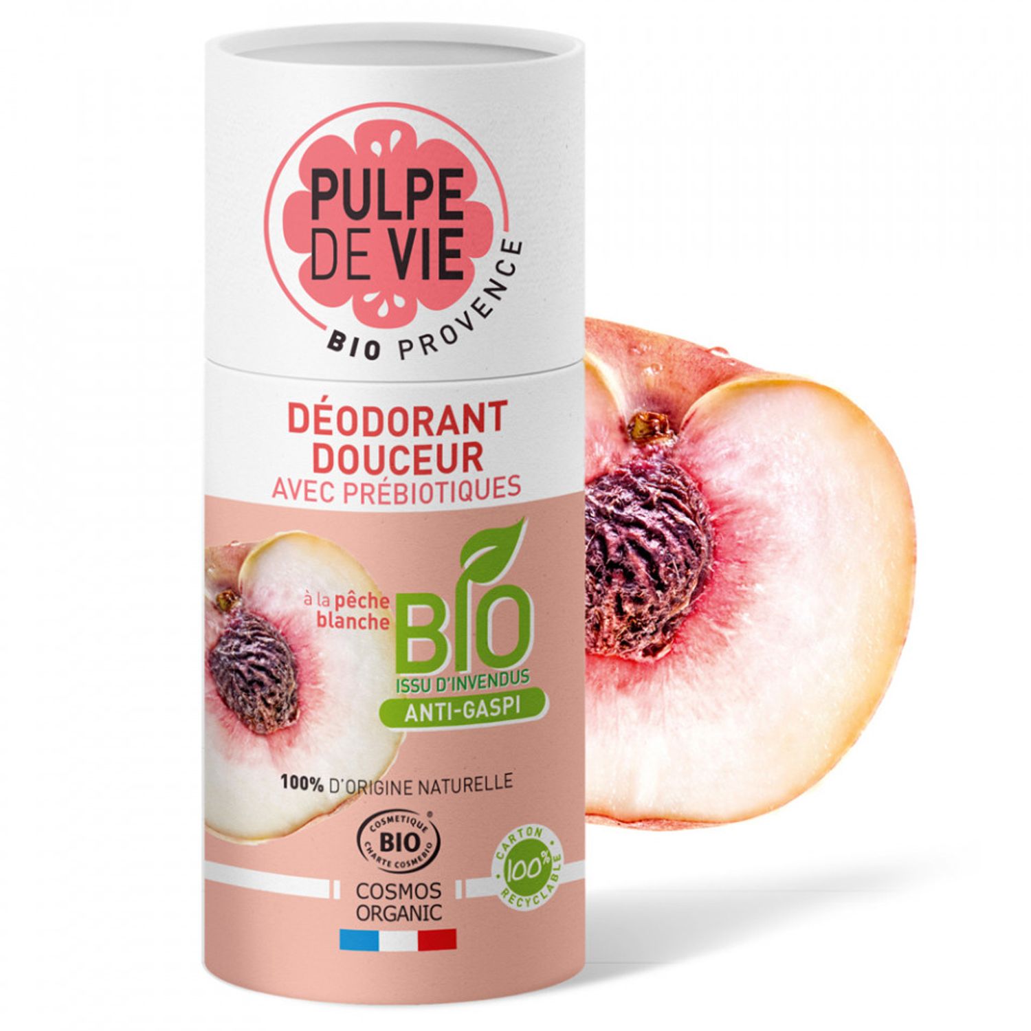 Deodorant stick ANTI TRANS-PEACH Pulpe de Vie fotografia produsului