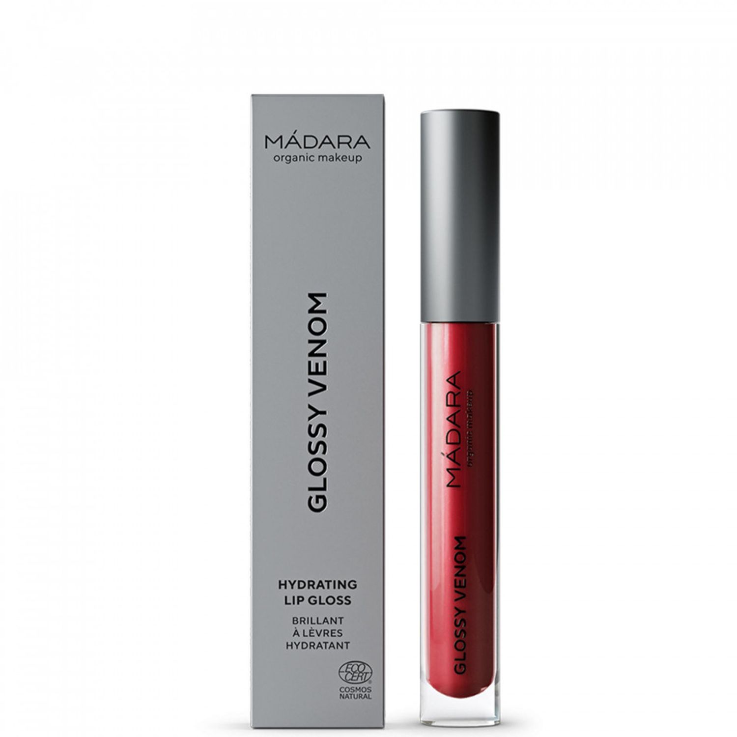 GLOSSY VENOM 78 RUBY RED gloss organic Madara fotografia produsului