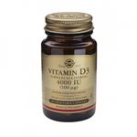 Vitamin D3 4000IU Solgar 60 capsule vegetale fotografia produsului