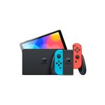 Consola Nintendo Switch OLED, Neon Blue/ Red Joy - Con fotografia produsului