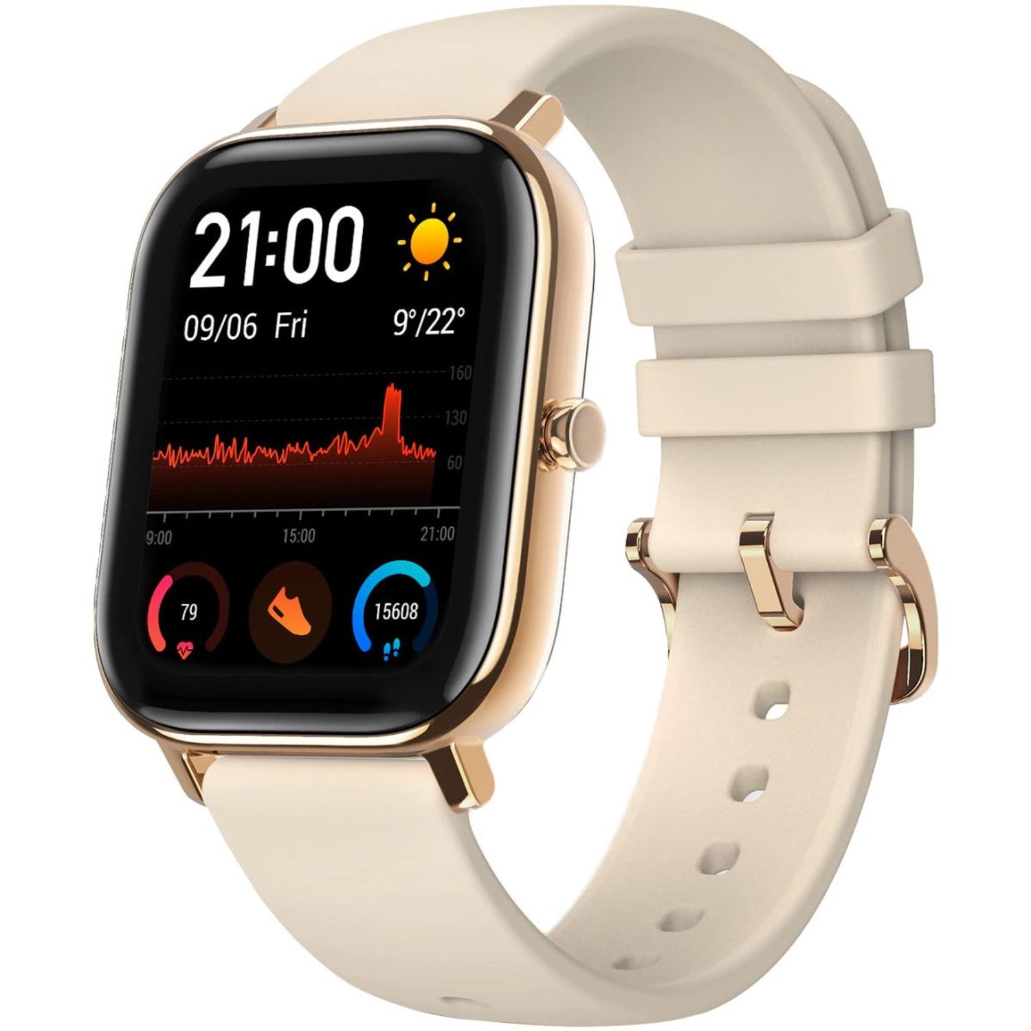 Ceas smartwatch Amazfit GTS, Desert Gold fotografia produsului