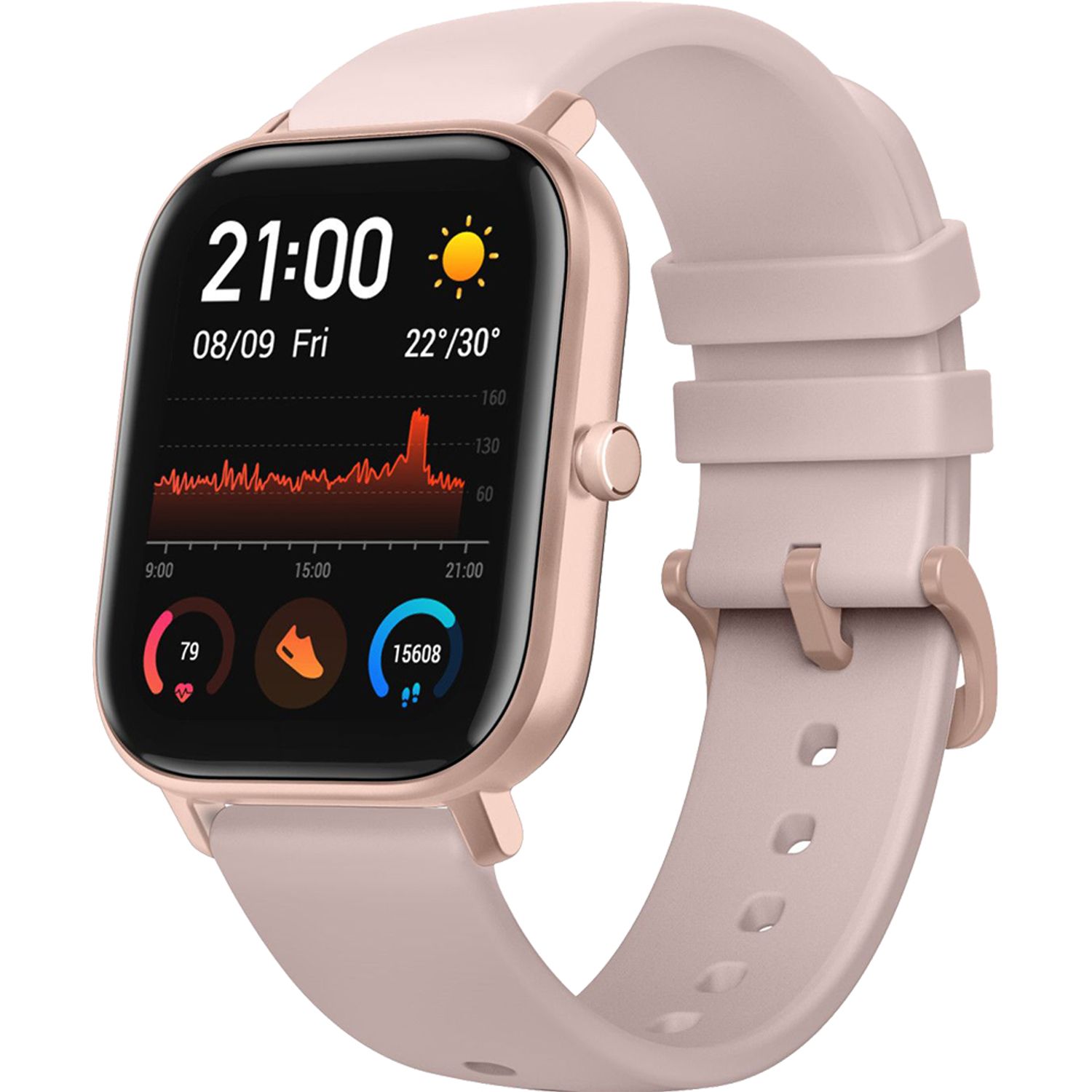 Ceas smartwatch Amazfit GTS, Rose Pink fotografia produsului