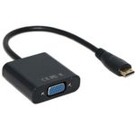 Cablu convertor mini HDMI (tata) - VGA (mama), Hope R fotografia produsului