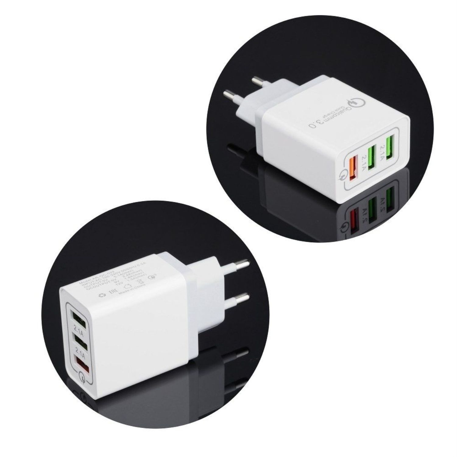 Incarcator Retea Universal 3*USB, QuickCharge 3.0, 5 Amperi, HOPE R fotografia produsului View 2 L