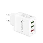 Incarcator Retea Universal 3*USB, QuickCharge 3.0, 5 Amperi, HOPE R fotografia produsului