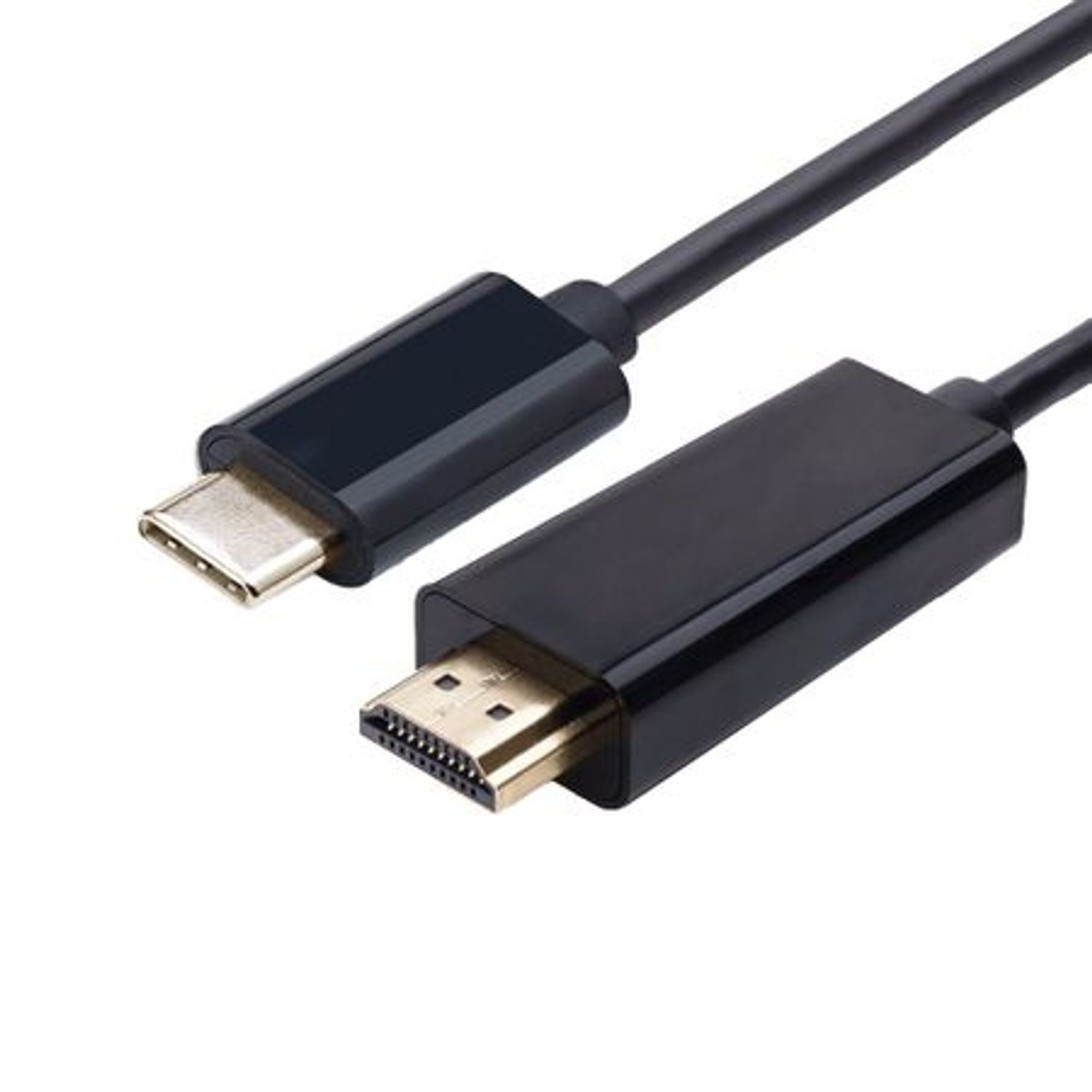 Cablu USB 3.1 Type C la HDMI 2.0, 4K@60Hz, 1.8m, negru, HOPE R fotografia produsului