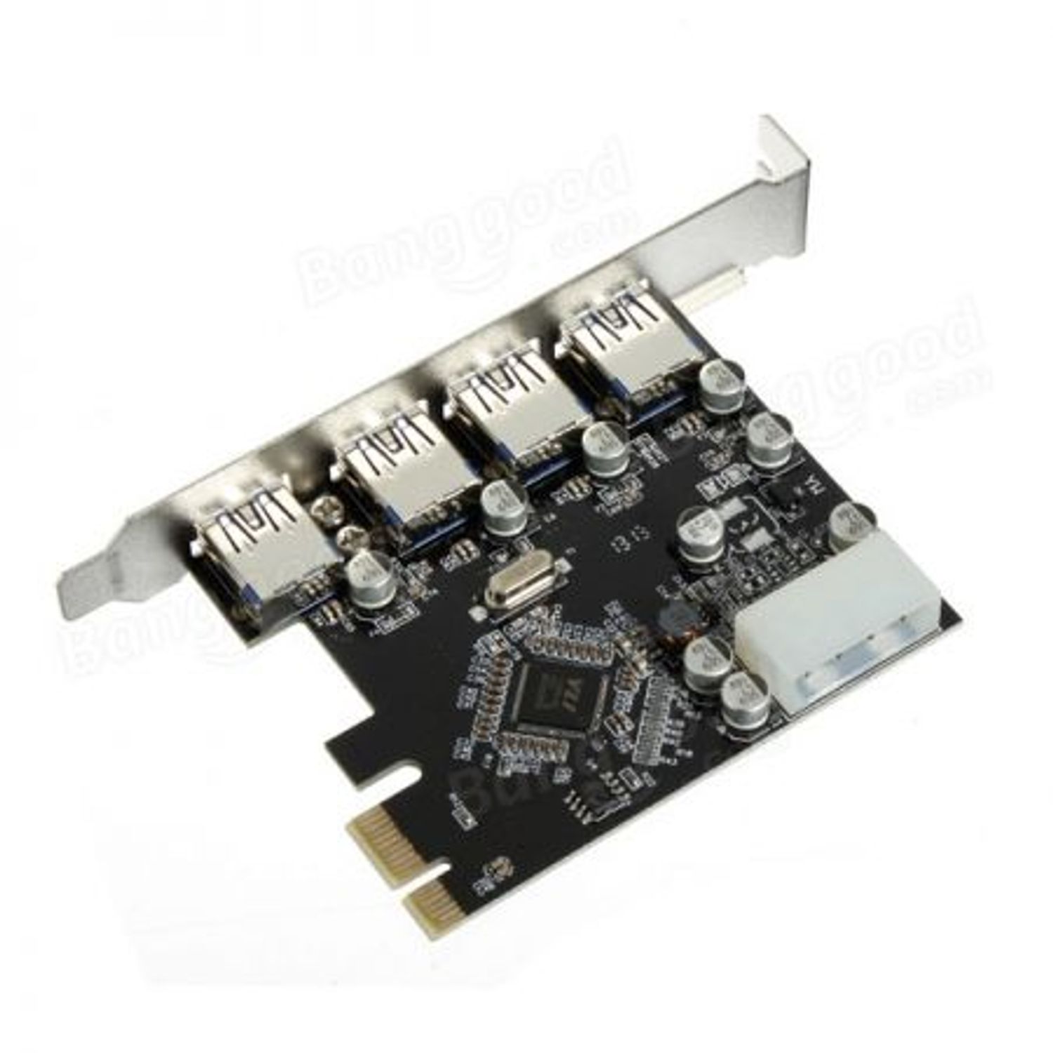 Card adaptor PCIex pentru 4 porturi USB3.0 A (mama), HOPE R fotografia produsului View 5 L