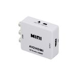 Mini convertor AV(RCA) la HDMI, 1080p, video si audio stereo, HOPE R fotografia produsului View 4 S