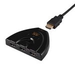 Cablu distribuitor 3x HDMI (mama) - HDMI, rezolutie 4K, Hope R fotografia produsului View 4 S