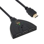 Cablu distribuitor 3x HDMI (mama) - HDMI, rezolutie 4K, Hope R fotografia produsului View 2 S