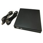 DVD RW extern HOPE, USB2.0, 8x, slim, negru, retail fotografia produsului View 2 S
