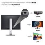 Cablu convertor VGA tata la HDMI tata cu audio si USB, 3m, negru fotografia produsului View 4 S
