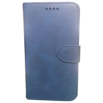 Husa Flip Wallet HOPE R, Pentru Galaxy S9, Albastru Inchis, Piele Ecologica
