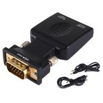 Adaptor Convertor HD38 de la VGA (D-Sub) + Audio la HDMI, Gonga fotografia produsului View 3 S