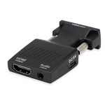 Adaptor Convertor HD38 de la VGA (D-Sub) + Audio la HDMI, Gonga fotografia produsului View 2 S