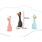 Jucarie model rata pentru catei, 20.5 cm, galben fotografia produsului View 3 S