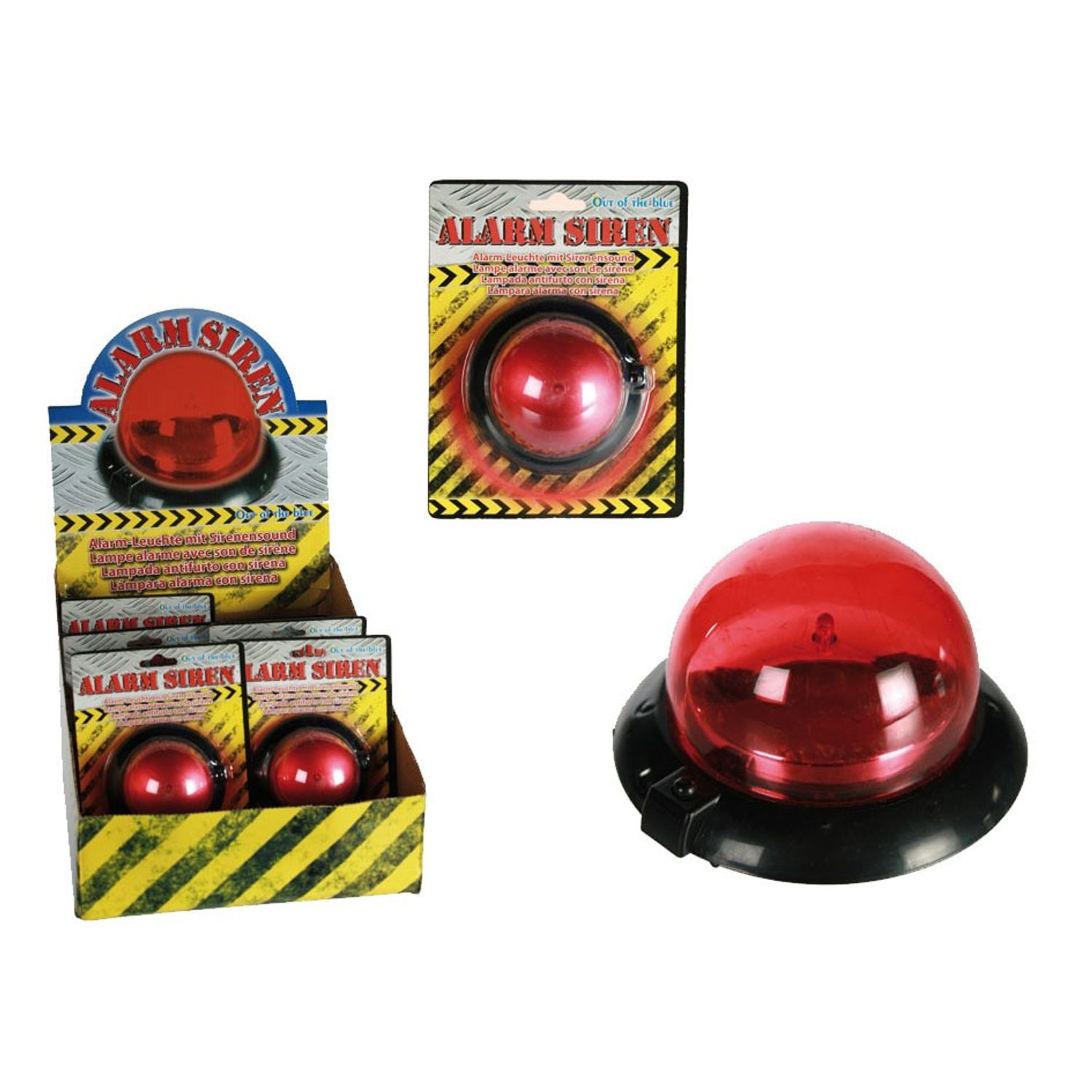 Alarma cu stroboscop si sirena, rosie, Gonga fotografia produsului View 2 L