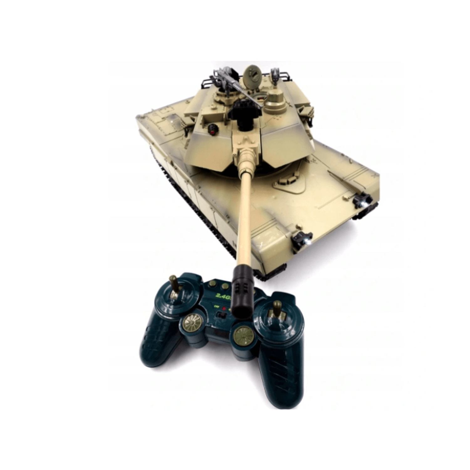Tanc militar de jucarie cu telecomanda, model M1A2 ABRAMS 1:18, Gonga fotografia produsului View 4 L