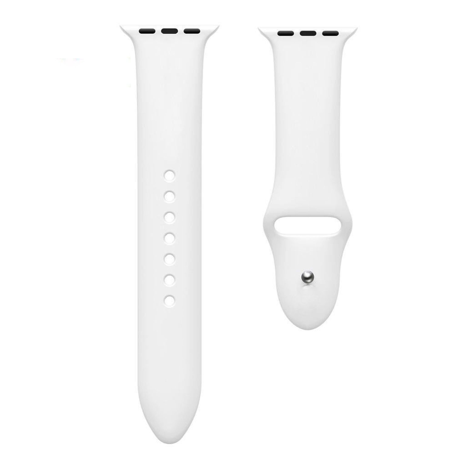 Curea compatibila Apple Watch 1/2/3/4, silicon, 38/40mm fotografia produsului View 7 L
