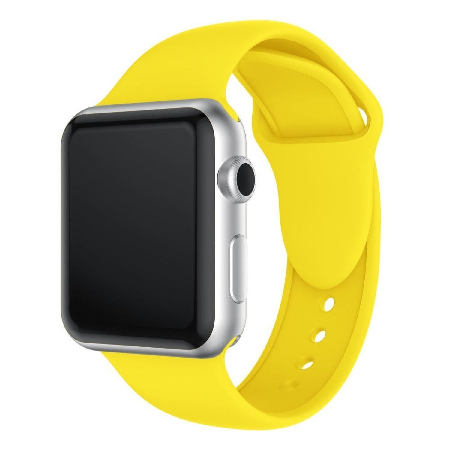 Curea compatibila Apple Watch 1/2/3/4, silicon, 38/40mm fotografia produsului View 14 L