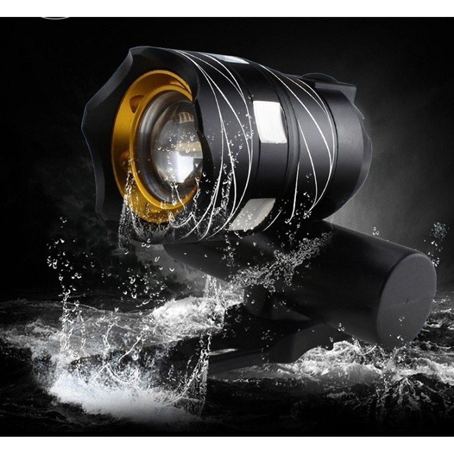 Lanterna LED pentru bicicleta, 1500LM XML-T6 CREE fotografia produsului View 2 L