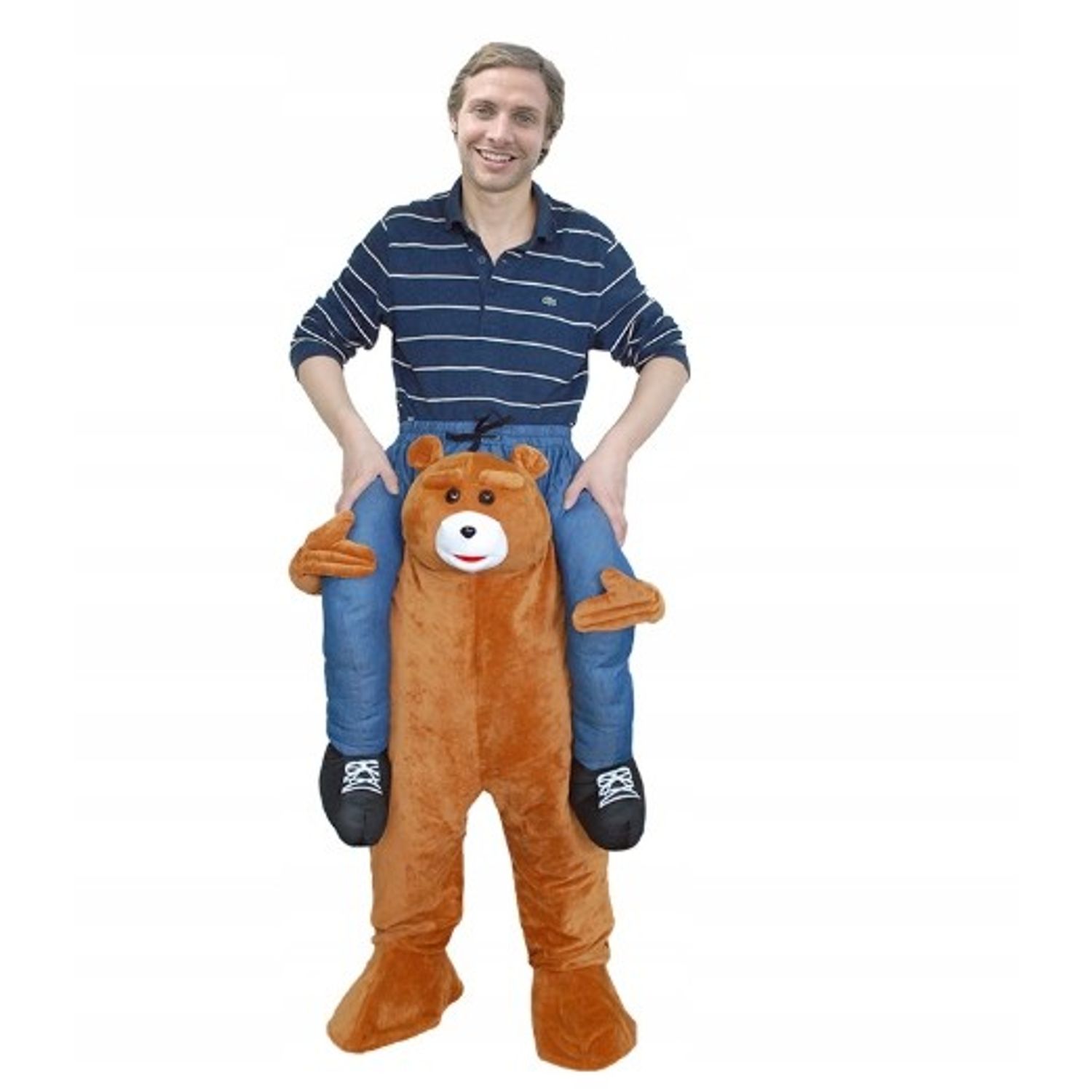 Costum amuzant model pe umerii lui Ted fotografia produsului
