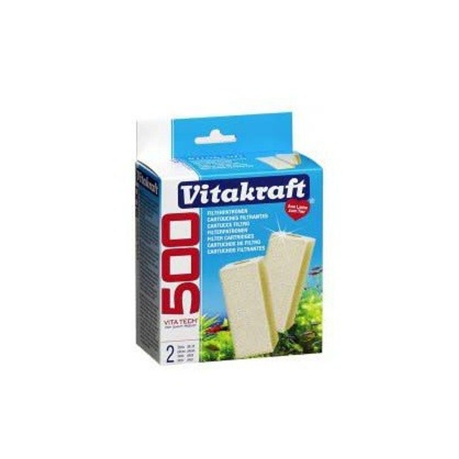 Set 2x burete filtrant pentru acvariu Vitakraft 500 fotografia produsului