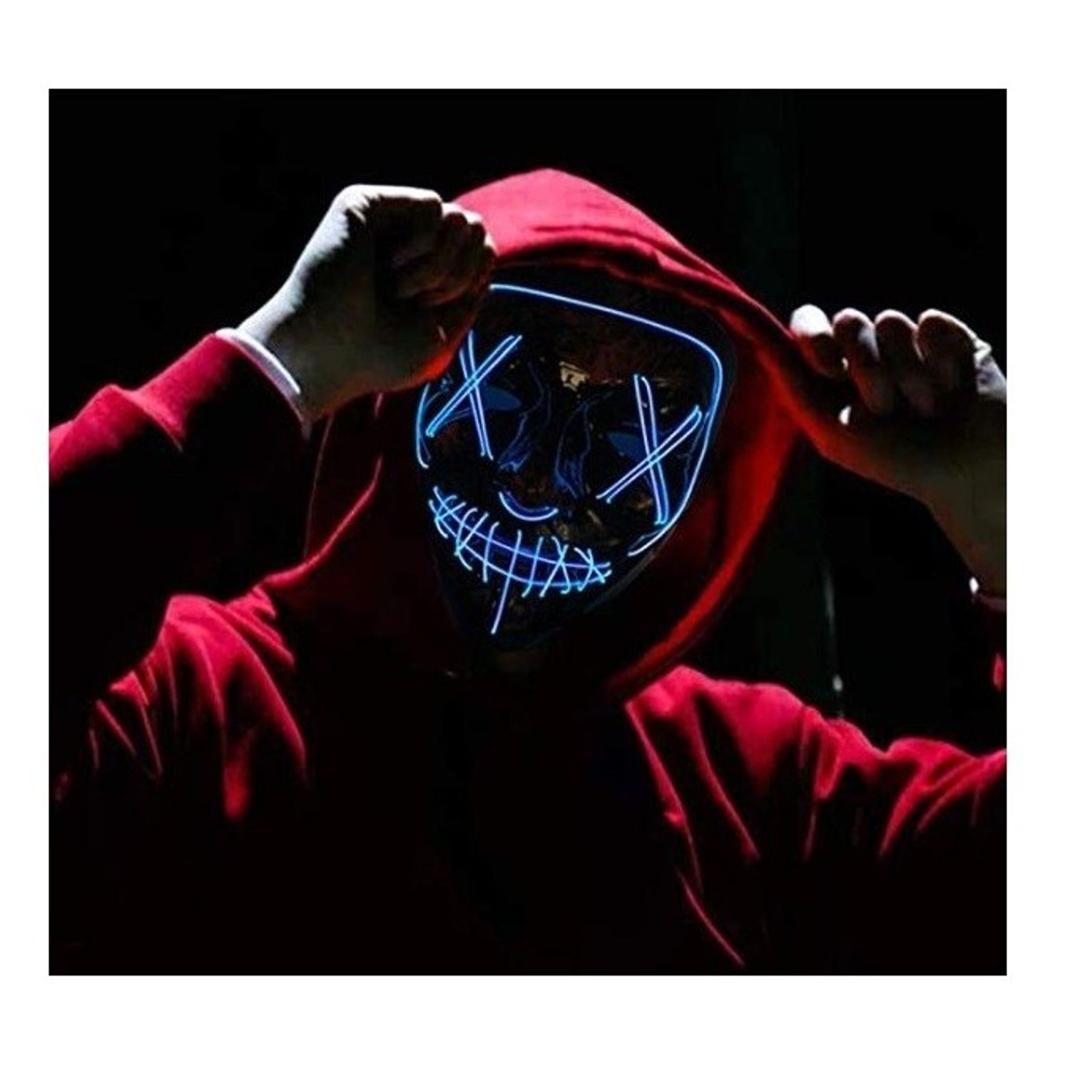 Masca Purge Horror cu LED fotografia produsului View 13 L