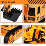 Excavator de jucarie cu telecomanda RC 12 8060E fotografia produsului View 5 S