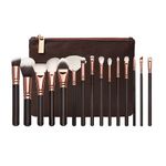 Set 15 pensule pentru machiaj, cu borseta fotografia produsului