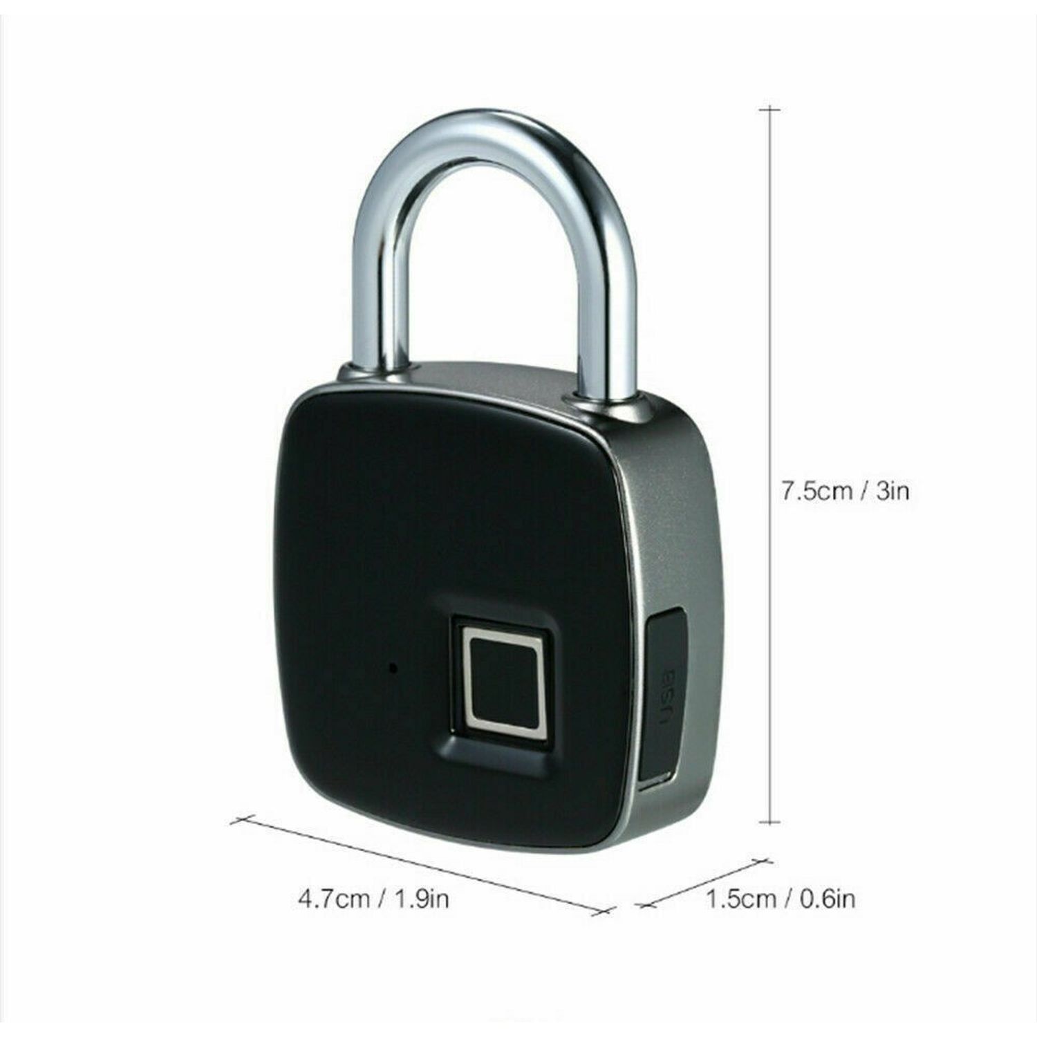Lacat USB cu amprenta, Gonga fotografia produsului View 2 L