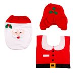 Set decoratiuni pentru baie, Mos Craciun, Gonga fotografia produsului
