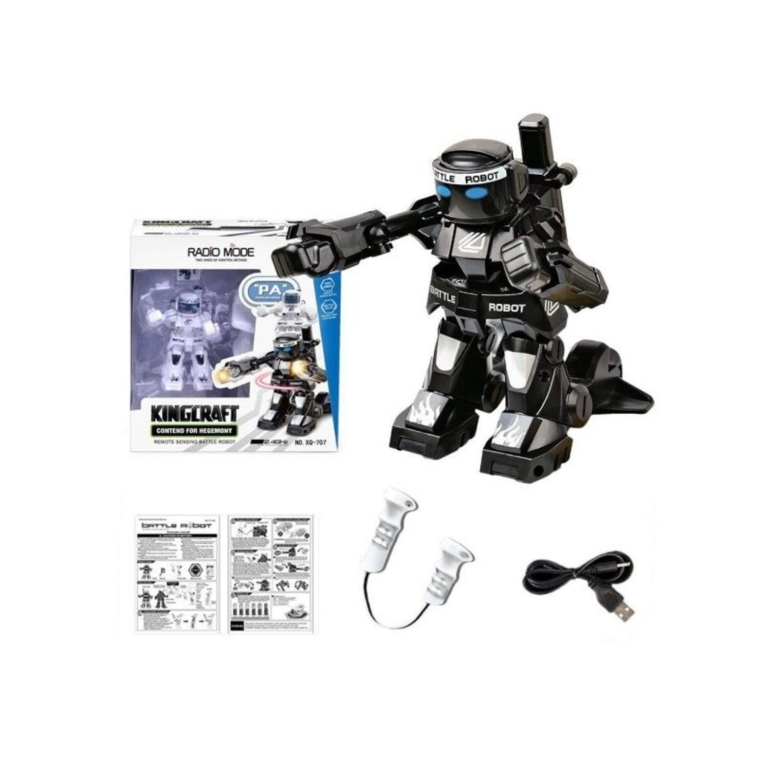 Robot de jucarie luptator Kingcraft, cu telecomanda fotografia produsului View 3 L