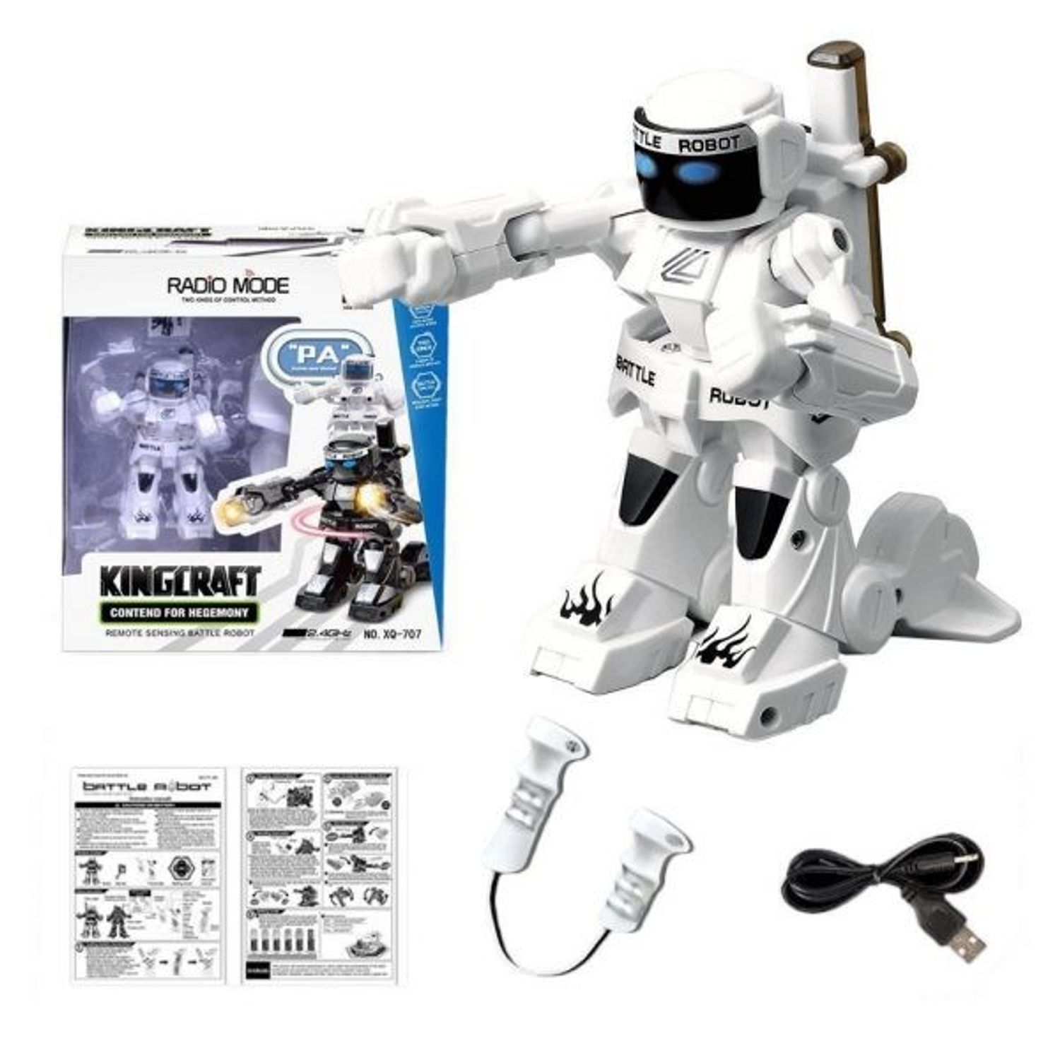 Robot de jucarie luptator Kingcraft, cu telecomanda fotografia produsului View 4 L