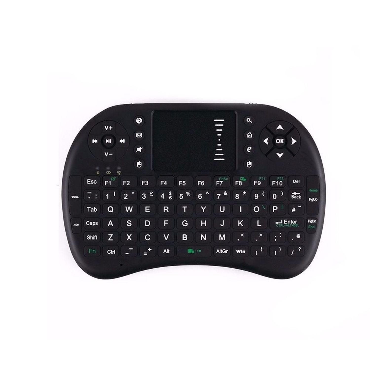 Mini tastatura wireless I8, cu touchpad, negru, Gonga fotografia produsului