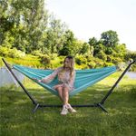 Hamac metalic pentru gradina, sarcina maxima 150kg, verde menta fotografia produsului View 9 S