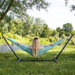 Hamac metalic pentru gradina, sarcina maxima 150kg, verde menta fotografia produsului View 7 S