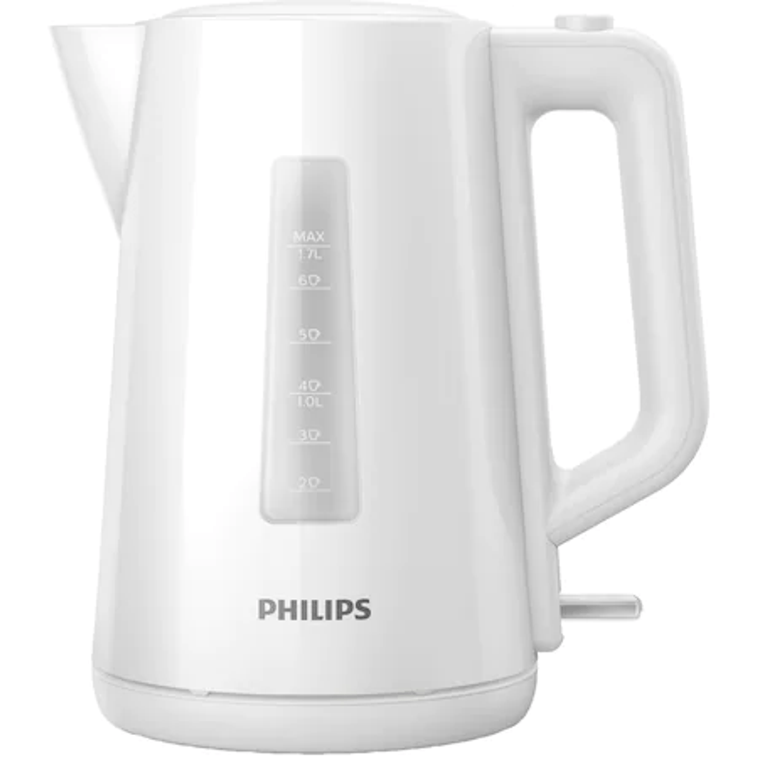 Fierbator Philips HD9318/00, 1.7 L, capac cu resort, plastic, indicator luminos, Alb fotografia produsului View 2 L