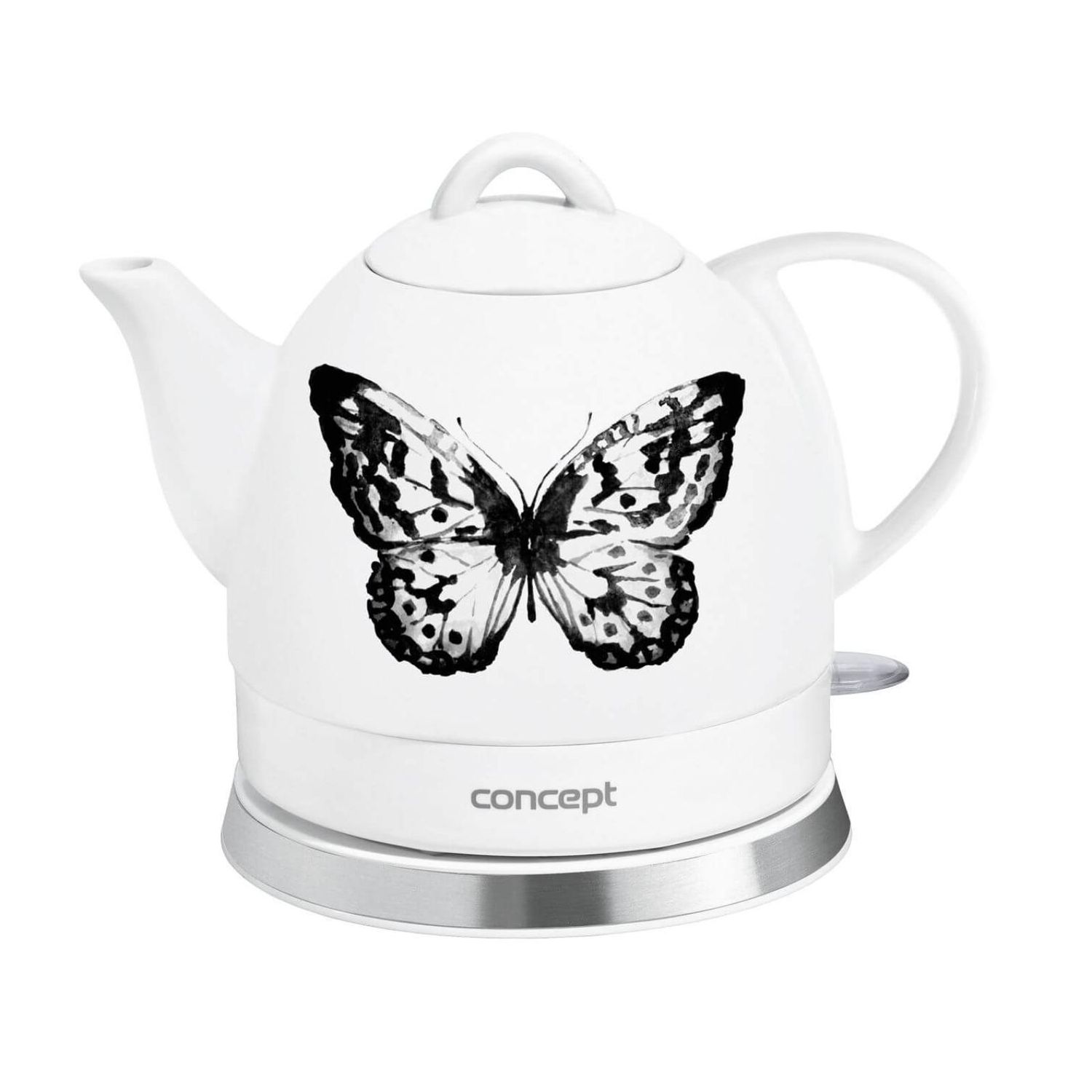 Fierbator Concept Creative RK0015, 1100 W, Ceramic, 1 l, Alb fotografia produsului View 3 L