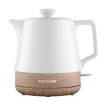 Fierbator Concept RK0060, 1000 W, 1 L, ceramic, Alb fotografia produsului