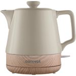 Fierbator Concept RK0061, 1000 W, 1 L, ceramic, Bej fotografia produsului