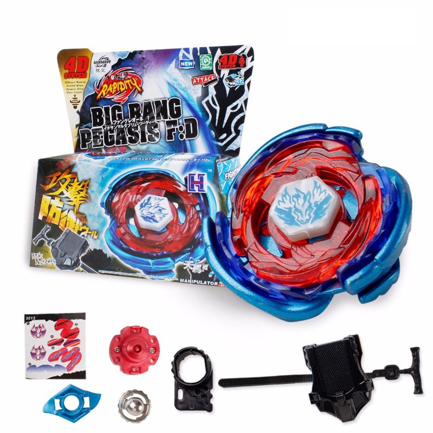 Titirez 4D Big Bang Pegasis F:D Blue Wing cu lansator fotografia produsului View 4 L