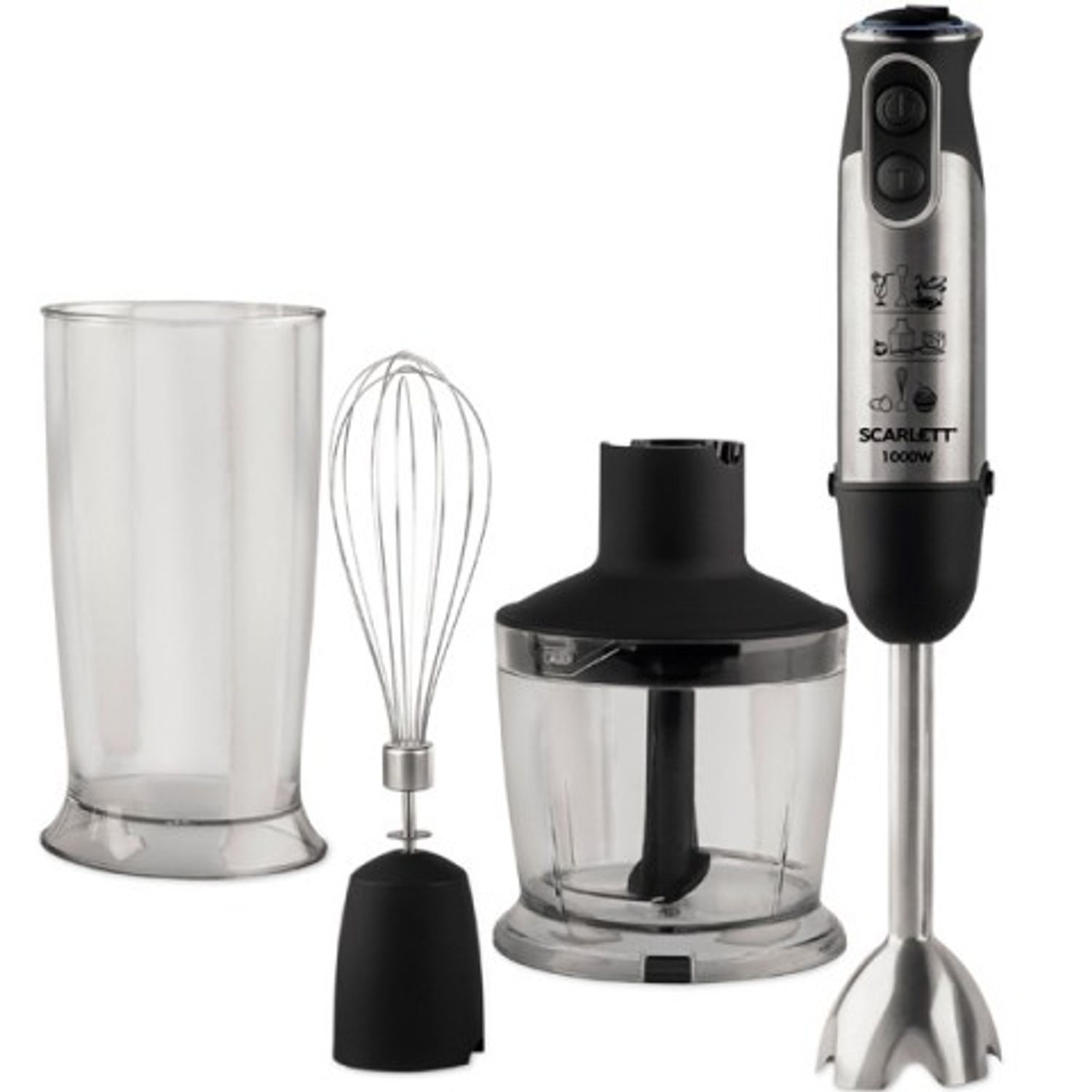 Blender de mana SC-HB42F50, negru, 1000 W, inox fotografia produsului