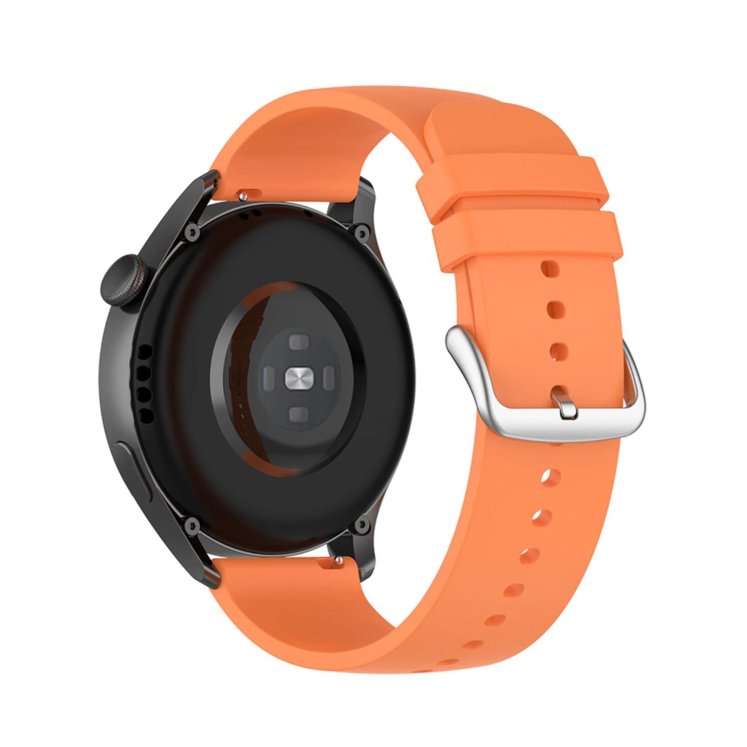 Curea premium Techsuit pentru Samsung Galaxy Watch (46mm), Portocaliu fotografia produsului View 2 L