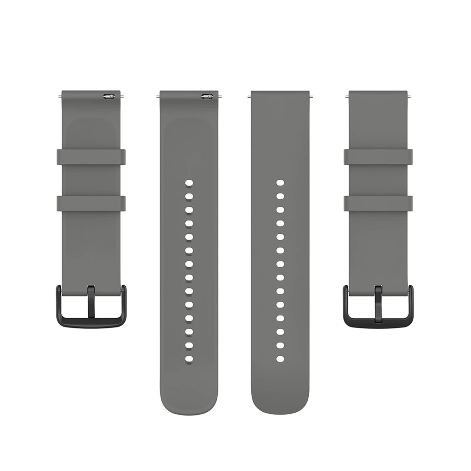 Curea premium Techsuit pentru Samsung Galaxy Watch (46mm), Gri fotografia produsului View 3 L