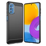 Husa Techsuit - Carbon Silicone - Samsung Galaxy M52 5G - Black fotografia produsului