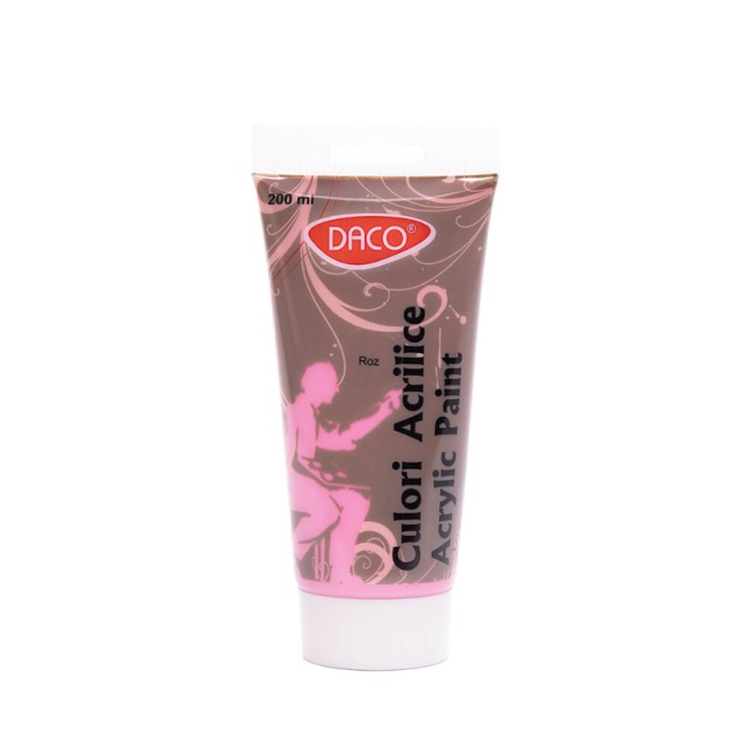 Vopsea Acril Daco 200 ml, Roz, Culori Acrilice fotografia produsului